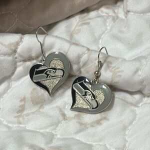 Seattle Seahawks earrings